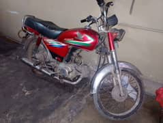 Honda CD 70 Bike Red Color