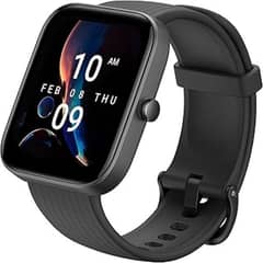 Amazfit Bip 3 Pro Smart Watch for Men Android Phone & iPhone, Black