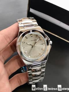 .  First-Class Men’s Watch – Date, Chain, Style – All in One!