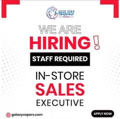  Job Openings: Accountant & Salesman – Retail Vape Shop