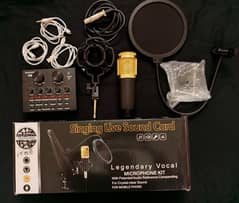 Bm800 New Professional Microphone For Studio With V8 soundcard