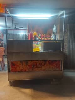 fast food shawarma fries counter