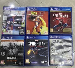 Ps4 games cd (10/10 condition)