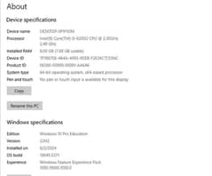HP PROBOOK i5 6th Gen