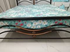 Iron bed Queen size with mattress