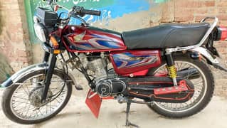 Honda CG 125 - 2022 Model - Red Color - Excellent Condition
