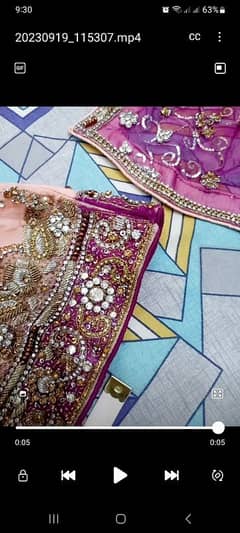 walima maxi with mukesh work