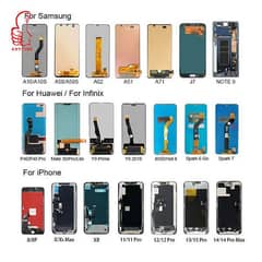 Iphones,  Samsung and all other pbones LCD panels /screen