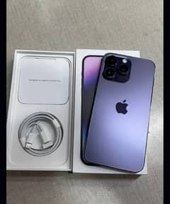 Apple i phone 14 pro max complete box urgent sale wtp 0306=1563756