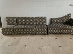 sofa set with dewan