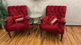 2 x 1 seater sofa