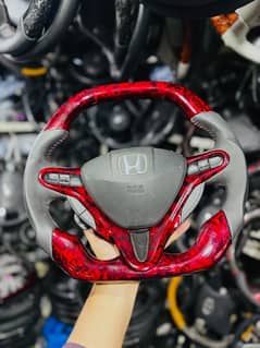 honda reborn Hydro dip carbon steering