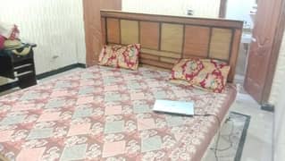 Double bed with mattress