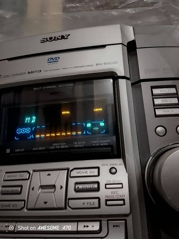 Sony Mhc RV6000 hi-fi component sound system Bluetooth available 6