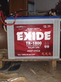 Exide Tabular Battery 1800Amp