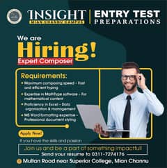 Data entry operator
