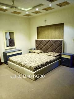 low profile bed set complete with dressing table
