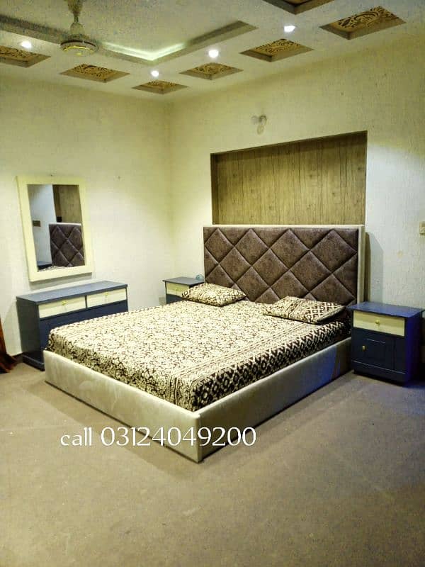 low profile bed set complete with dressing table 0