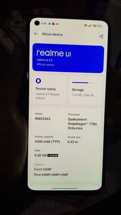 realme gt master edition 8/256 5g