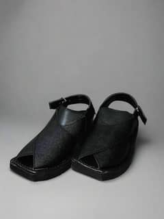 Black Peshawari Chappal