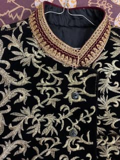 Groom sherwani with kulla and khussa full package