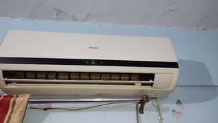 Haier split AC 1 ton inverter in 12000 BTU cooling speed excellent.