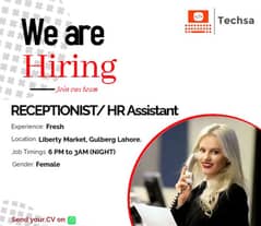 Receptionist/ HR Assistant- Female