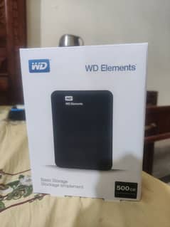 WD elements 500 gb external hard drive