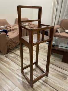 Baby chair tall made of orignal wood