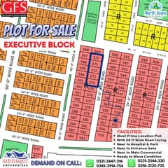 PLOT SALE IN NORTH TOWN RESIDENCY EXECUTIVE BLOCK PHASE 1