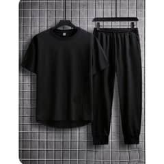 Boy's & Girl's Printed Polyester Tracksuit - 2 Pcs set