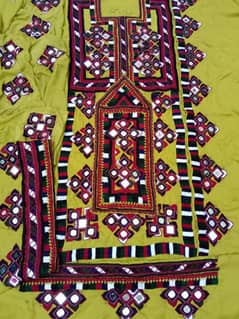 3 pice handemade Balochi dress
