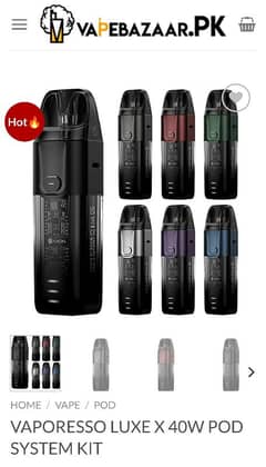 Vapopresso Luxe X 40W pod