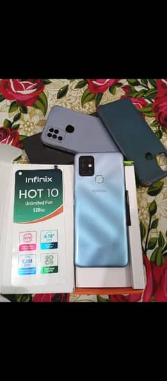 infinix hot 10 with box