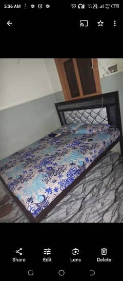 iron bed