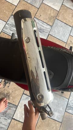 YBR125 exhaust up for sale
