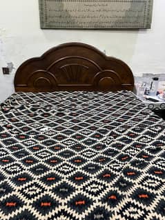 Wooden bed