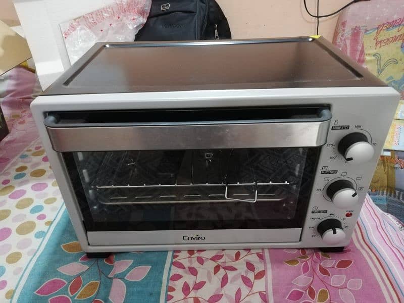 Enviro micro wave  oven pizza toaster new box packed four time used 7