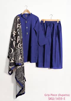Stiched grip plain suit for womens