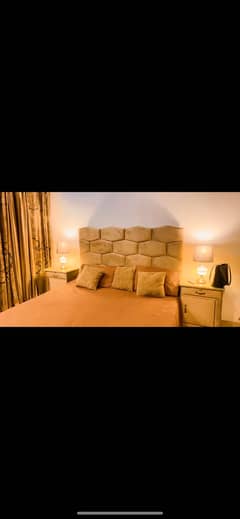 Wooden bed