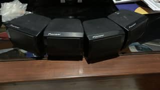 PIONEER 4PC WIRED SPEAKERS. SMX1136-A Original Satellite Speakers.