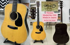 Threes japanese acoustic guitar yamaha Nylon Electric Bass guitars av