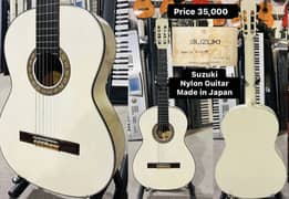 Suzuki Japanese Nylon Guitar Acoustic Electric Bass keyboard Piano