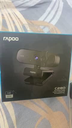 Rapoo computer camera and BOYA wireless microphone