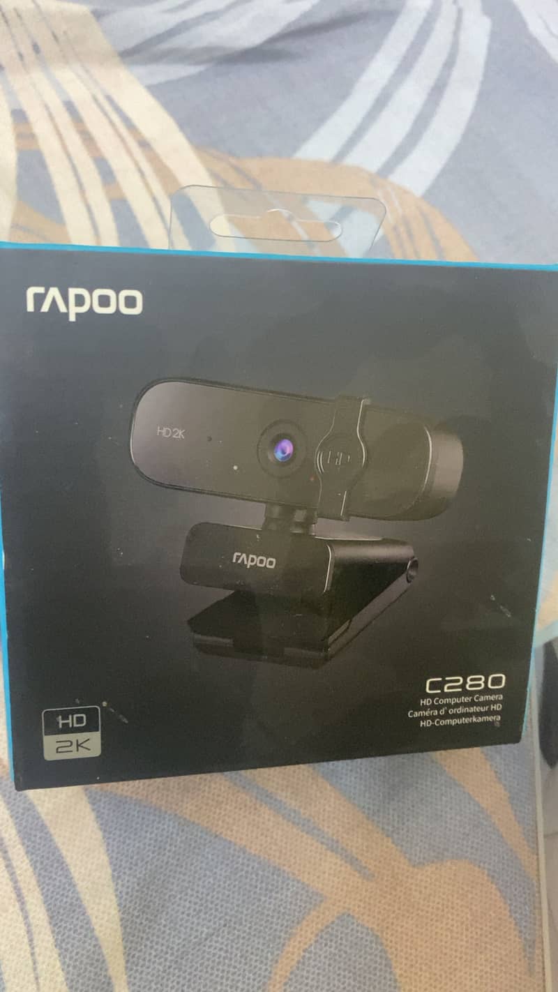 Rapoo computer camera and BOYA wireless microphone 0