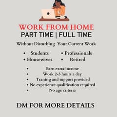 Part time jobs offer's for student/ housewife's