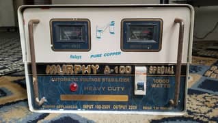 AUTOMATIC VOLTAGE STABILIZER 10000 WATTS