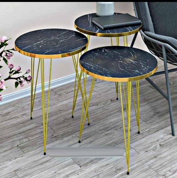 Nesting set of 3 tables for home usage 1