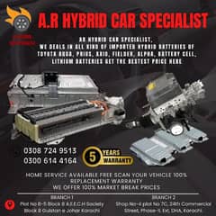 Hybrid Battery and ABS Unit Grace/prius/aqua/axio/ at Door Step Fitin