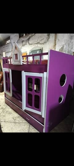 children triple bed